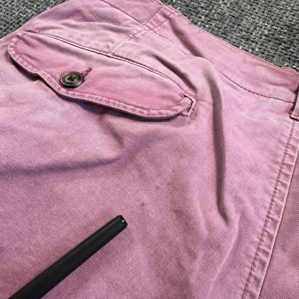 American Eagle Chino Shorts Mens 34 Mauve Pink Next Level Flex Stretch Casual - Picture 11 of 12